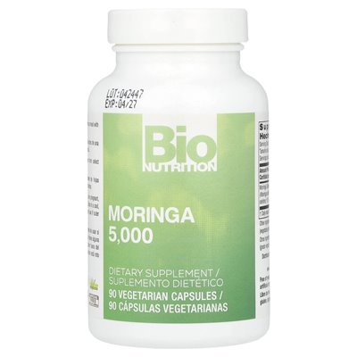 Bio Nutrition, Moringa 5000, 90 vegetarische Kapseln