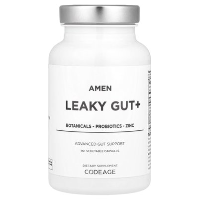 Codeage, Amen, Leaky Gut+, 90 vegetarische Kapseln