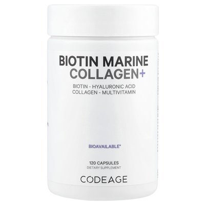 Codeage, Marine Biotin Collagen+, 120 Capsules