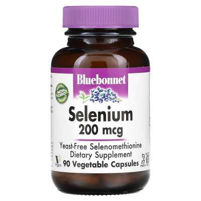 Bluebonnet Nutrition, Selenium, 200 mcg, 90 kapsułek warzywnych Bluebonnet Nutrition, Selenium, 200 mcg, 90 kapsułek warzywnych