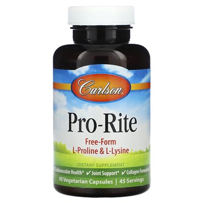 Carlson, Pro-Rite, 90 kapsułek wegetariańskich