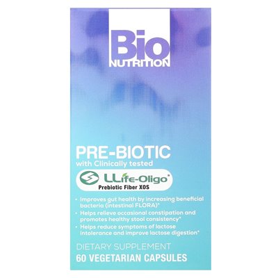 Bio Nutrition, przed biotyki, 60 kapsułek wegetariańskich Bio Nutrition, przed biotyki, 60 kapsułek wegetariańskich
