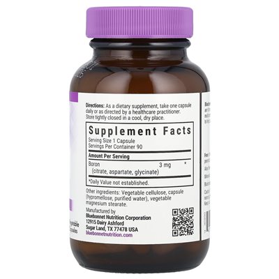 Bluebonnet Nutrition, Triple Bor, 90 Gemüsekapseln