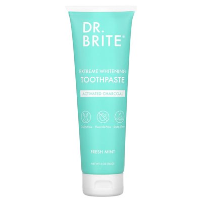 Dr. Brite, Ekstremalne Wybielanie Pasty do Zębów, Aktywowany Węgiel, Świeża Mięta, 5 uncji (142 g)