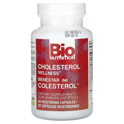 Bio Nutrition, Wellness Cholesterol, 60 kapsułek wegetariańskich