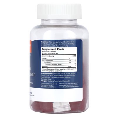 Rozdział szósty, melatonina, 10 mg, 60 gumzy