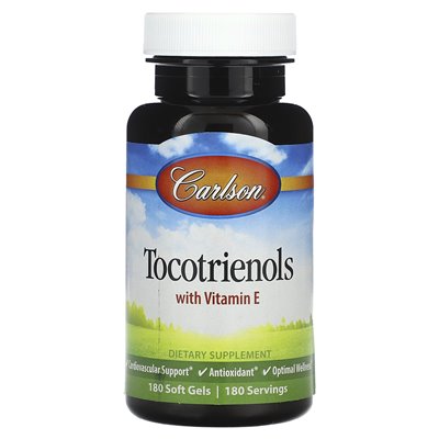 Carlson, Tocotrienole mit Vitamin E, 180 Weichkapseln