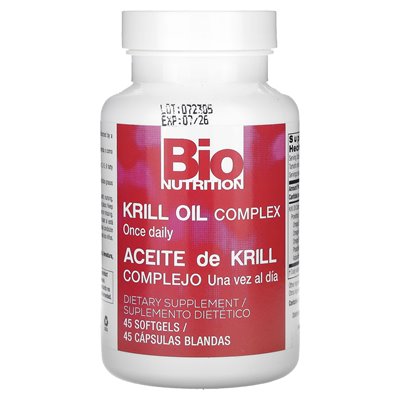 Bio Nutrition, Krill Oil Complex, 45 softgels