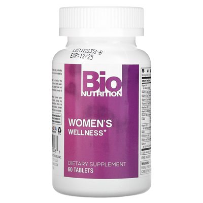 Bio Nutrition, Wellness Wellness, 60 Tabletten