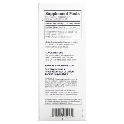 American Biotech Labs, Silver Biotics, Daily Supplement wsparcie immunologiczne z Silversol Technology, 10 ppm, 16 Fl Oz (473 ml
