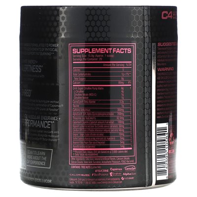 C4 / Cellucor, C4 Ultimate Shred, przedtrening, truskawkowy arbuz, 11,1 uncji (316 g)