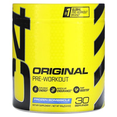 C4 / Cellucor, oryginał C4, przedtrening, zamrożony bombsicle, 5,8 uncji (165 g) C4 / Cellucor, oryginał C4, przedtrening, zamrożony bombsicle, 5,8 uncji (165 g)