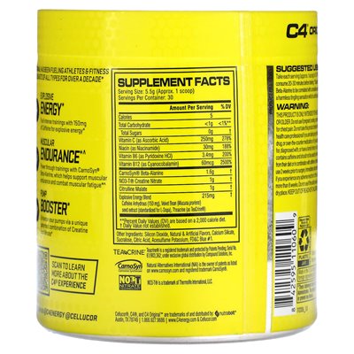 C4 / Cellucor, oryginał C4, przedtrening, zamrożony bombsicle, 5,8 uncji (165 g) C4 / Cellucor, oryginał C4, przedtrening, zamrożony bombsicle, 5,8 uncji (165 g)