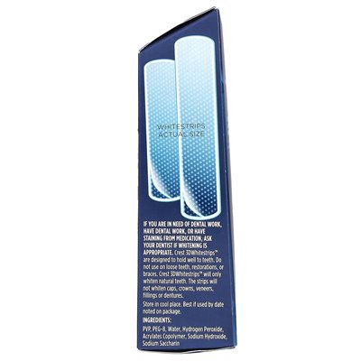 Crest, 3D Whitestrips, zestaw wybielania dentystycznego, 40 pasków