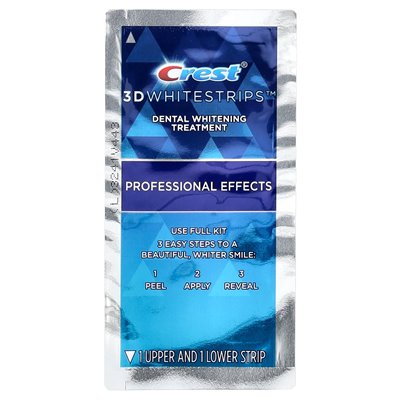 Crest, 3D Whitestrips, zestaw wybielania dentystycznego, 40 pasków