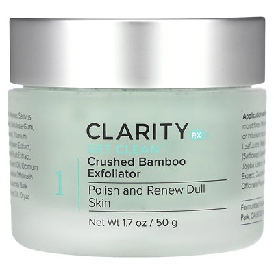 ClarityRx, Get Clean, Crushed Bamboo Exfoliator, 1.7 oz (50 g)