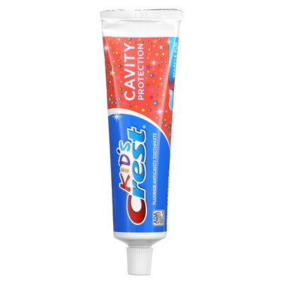 Crest, dzieci, pasta do zębów fluorkowych, sparkle zabawa, 4,6 uncji (130 g)