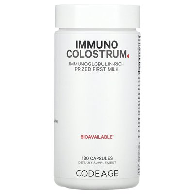 Codeage, Immuno Colostrum, 500 mg, 180 Kapseln