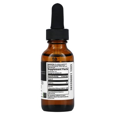 DaVinci Laboratories of Vermont, Liquid D3, 10 000 IU, 1 Fl Oz (30 ml) DaVinci Laboratories of Vermont, Liquid D3, 10 000 IU, 1 Fl Oz (30 ml)