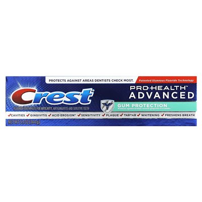 Crest, Pro Zdrowie, Zaawansowana Pasta Fluorowa, Ochrona Dziąseł, 5.1 oz (144 g)