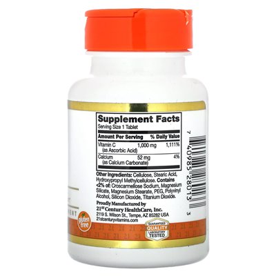XXI wiek, witamina C, 1000 mg, 60 tabletek