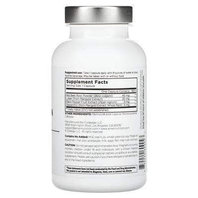 Codeage, Amen, Augen, Lutein, Zeaxanthin Eract + schwarzer Pfeffer, 90 vegetarische Kapseln