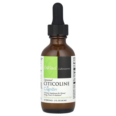 DaVinci Laboratories of Vermont, Liposomal Citicoline z Cognizin®, 2 Fl Oz (60 ml)