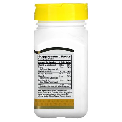 21st Century, B-Komplex plus Vitamin C, 100 Tabletten