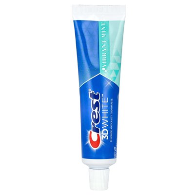 Crest, 3D White, Fluoride Anticavity Pastase, Vivant Mint, 2,3 uncji (65 g) Crest, 3D White, Fluoride Anticavity Pastase, Vivant Mint, 2,3 uncji (65 g)