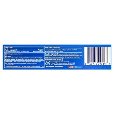Crest, 3D White, Fluoride Anticavity Pastase, Vivant Mint, 2,3 uncji (65 g) Crest, 3D White, Fluoride Anticavity Pastase, Vivant Mint, 2,3 uncji (65 g)