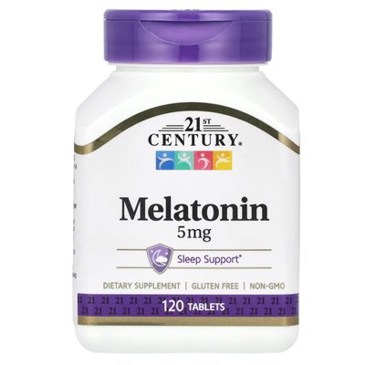 XXI wiek, melatonina, 5 mg, 120 tabletek