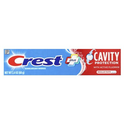 Grzebień, a także ochrona wnęki, pasta do zębów fluoru, zwykłe, 2,4 uncji (68 g)