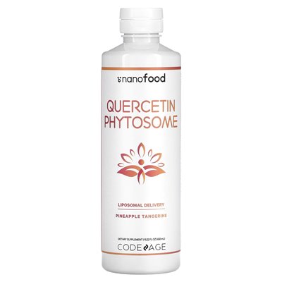 Codeage, Kwercytyna Fitosom, Ananas i Mandarynka, 15,22 uncji (450 ml) Codeage, Kwercytyna Fitosom, Ananas i Mandarynka, 15,22 uncji (450 ml)