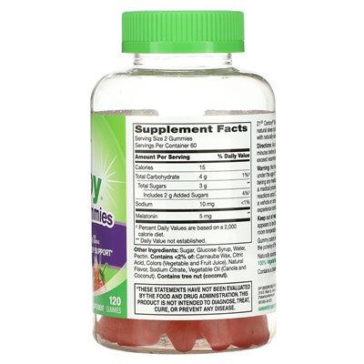 21st Century, Vijoy Melatonin Gummy, 5 mg, 120 gummies (2.5 mg per gummy)
