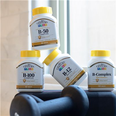 21st Century, B-50-Komplex, verlängerte Freisetzung, 60 Tabletten
