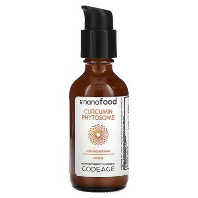 Codeage, Kurkumina Fytozom, Cytryny, 1000 mg, 2 uncji (59,2 ml) Codeage, Kurkumina Fytozom, Cytryny, 1000 mg, 2 uncji (59,2 ml)