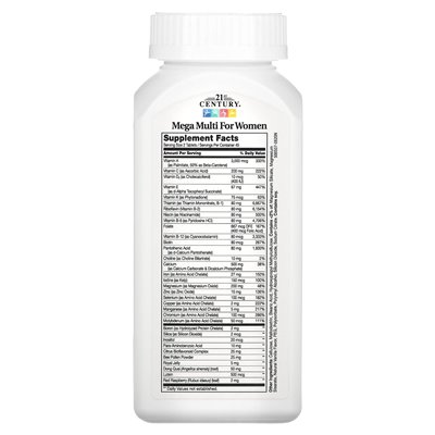 XXI wiek, Mega Multi for Women, 90 tabletek XXI wiek, Mega Multi for Women, 90 tabletek