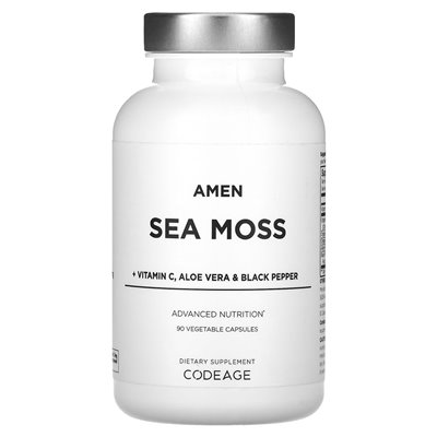 Codeage, Amen, Mos Moss + Vitamin C, Aloe Vera & Black Pepper, 90 Veggie Capsules