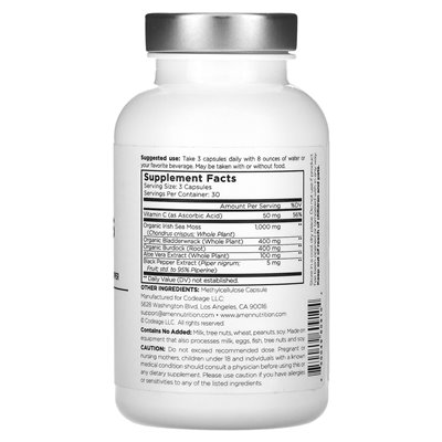 Codeage, Amen, Mos Moss + Vitamin C, Aloe Vera & Black Pepper, 90 Veggie Capsules