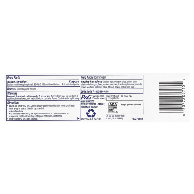 Crest, Kids Advanced, Fluoride Anticavity Pastase, 3+ lata, bubblebum, 3 paczki, 4,2 uncji (119 g)