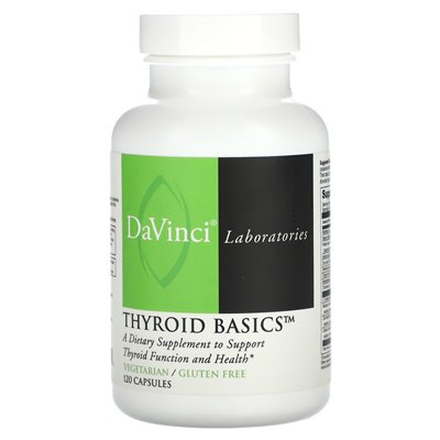 DaVinci Laboratories of Vermont, Basics Thyroid, 120 kapsułek