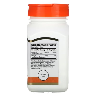 21st Century, Vitamin C, 500 mg, 110 tablets