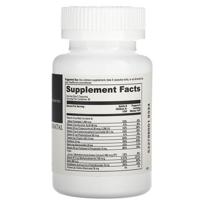 DaVinci Laboratories of Vermont, Daily Best Prenatal mit Probiotika, 60 Kapseln