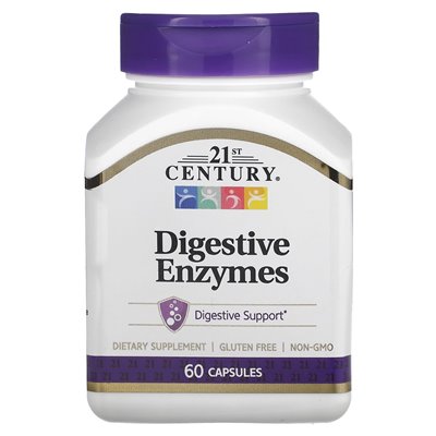 XXI wiek, enzymy trawienne, 60 kapsułek
