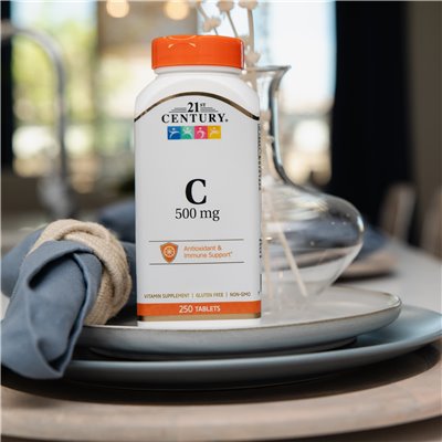 21st Century, Vitamin C, 500 mg, 250 tablets