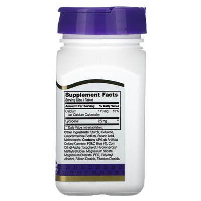 21st Century, Lycopin, 25 mg, 60 Tabletten