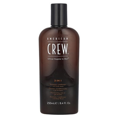 American Crew, 3-w-1 szampon, odżywka i mycie ciała, 8,4 fl oz (250 ml)