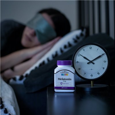 21st Century, Melatonin, 3 mg, 200 Tabletten