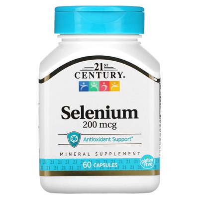 21st Century, Selen, 200 mcg, 60 Kapseln
