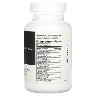 DaVinci Laboratories of Vermont, Amino 21, 750 mg, 90 kapsułek
